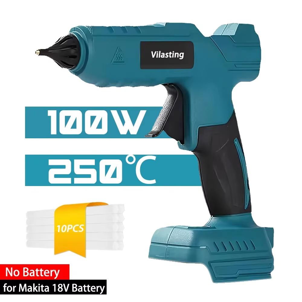 Hot Melt Glue Gun Cordless - 100 W kabellose Heißklebepistole 280 °