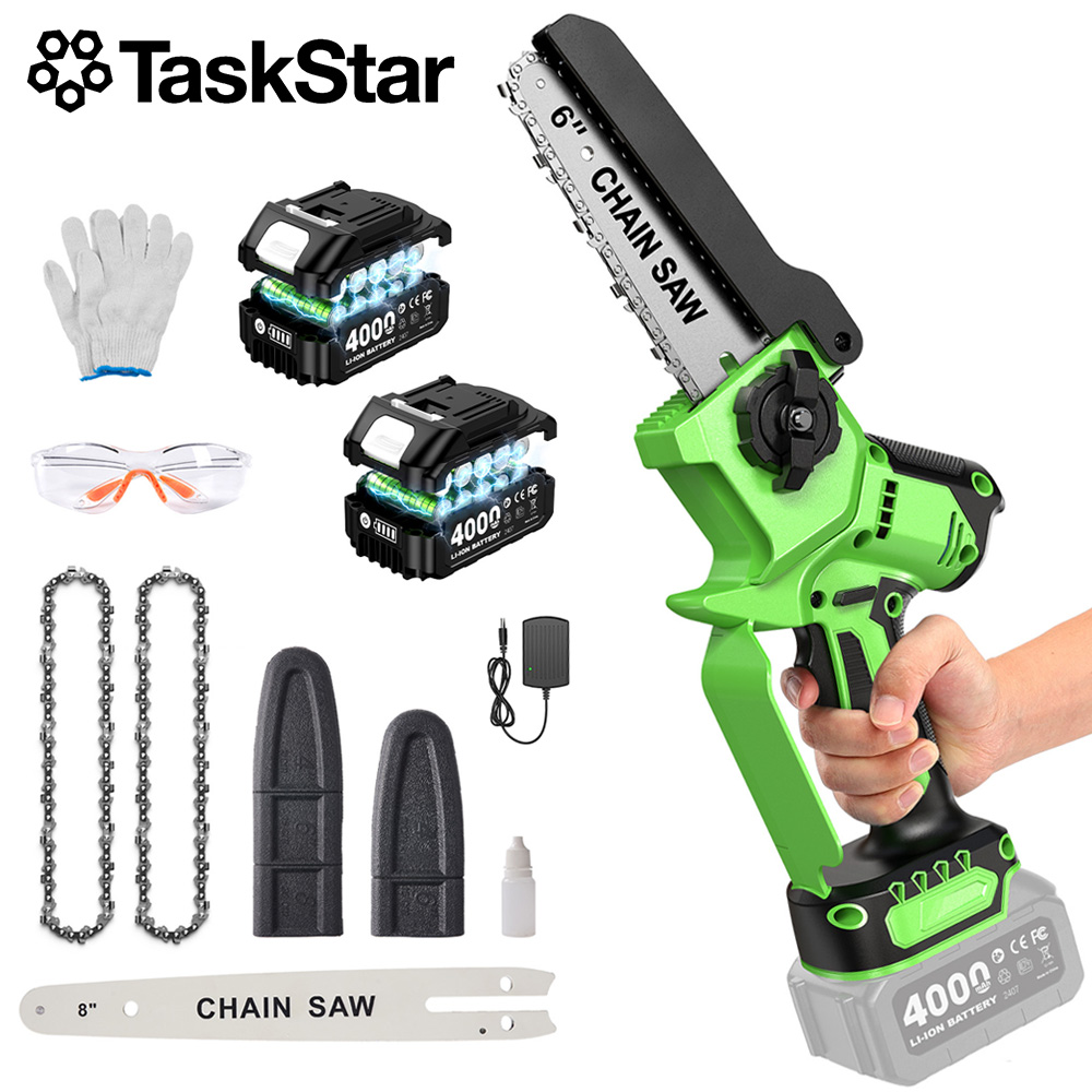 TaskStar Bürstenlose elektrisc – Mini Electric Chainsaw 6 Inch Bewertung und Preis